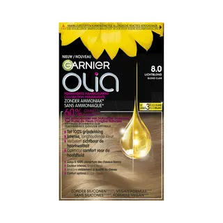 Gratis, Garnier Olia Permanente Crèmekleuring 8.0 Licht Blond