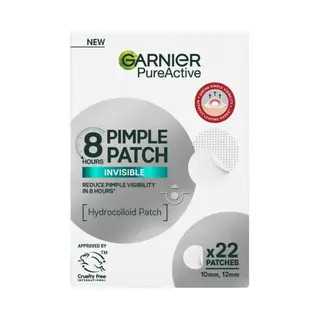 Garnier, Gezichtsmaskers, - PureActive Invisible Pimple Patch For Impure Skin - 22 Pc - 10mm And 12mm