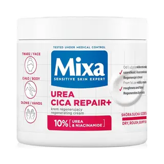 Mixa Urea Cica Repair+ Regenererende Hand- En Lichaamscrème 400ml