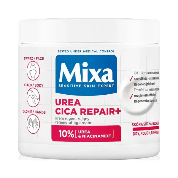 Mixa Urea Cica Repair+ Regenererende Hand- En Lichaamscrème 400ml thumbnail