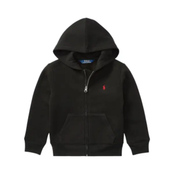 Polo Ralph Lauren For Boy. 323547626003 Black Hooded Fleece Sweatshirt (8años=136/138cm), Casual, Cotton, Children's Fashion thumbnail