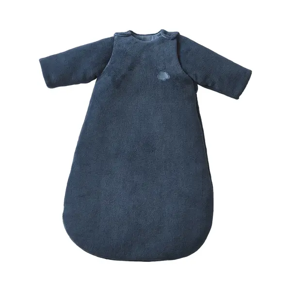 Vertbaudet Alaska Basics Fleece Trappelzak Marineblauw thumbnail