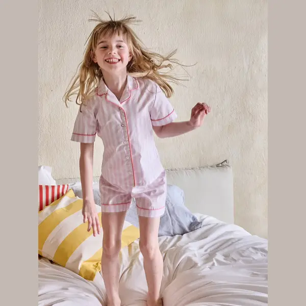 Vertbaudet Pyjamashort Met Korte Mouwen Om Te Personaliseren Lila thumbnail
