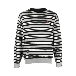 Kenzo Stripe Wool Sweater Size, S, Colour, Black