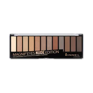Rimmel Magnif’Eyes Shadow Palette oogschaduw 14 ml 001 Nude Edition Mat, Shimmer