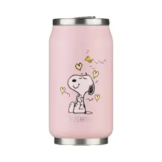 Les Artistes Paris Thermosbeker Blik 280ml - Met Geïntegreerd Rietje - Enjoy Snoopy - Lp-A4399