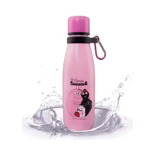 Barbapapa, Dubbelwandige Thermosfles, Karabijnhaak, 350 Ml, Take Care