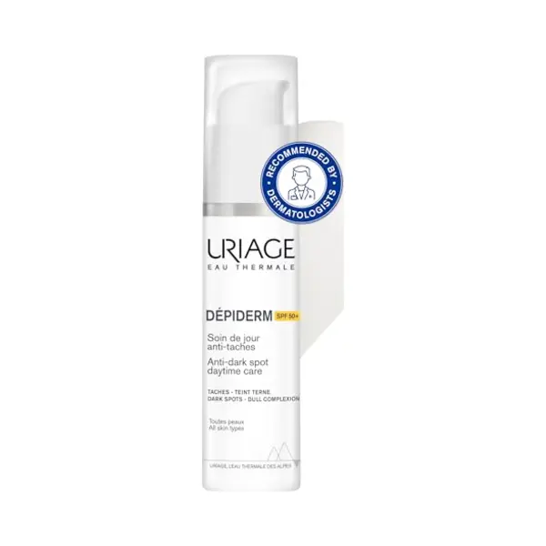 Uriage Depiderm Anti-Pigmentflecken Tagespflege LSF50+ Für Strahlende Haut Mit Stabilisiertem Vitamin C - LSF50+ Sehr Hoher Schutz - Nicht Oxidierend thumbnail