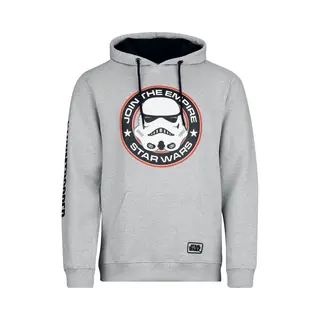 Star Wars - Disney Trui Met Capuchon - Stormtrooper - Join The Empire - S Tot Xxl - Voor Mannen - Grijs
