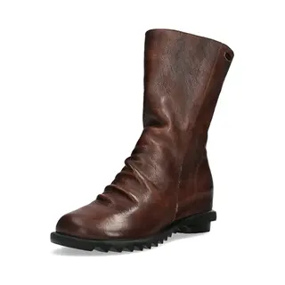 Laura Vita Damen Stiefelette Slouchy Leder Boot Geraffter Halbschaft Cyrielle 10, Größe, 40 Eu, Farbe, Mehrfarbig