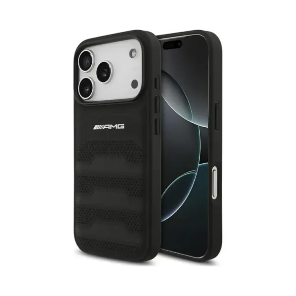 Amg Debossed Lines Logo Case (Apple IPhone 17 Pro), Smartphone Hülle, Schwarz thumbnail
