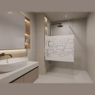 Vente-unique Duschtrennwand Seitenwand Italienische Dusche - 120 X 190 Cm - Paulina Ii