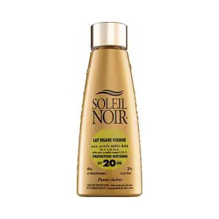 Soleil Noir N°71 Fluid Vitamin Milk Mittlerer Schutz Für Stumpfe Oder Gebräunte Haut Spf20 150 Ml