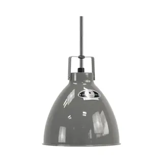 Jielde Small Augustin Pendant Light - Mouse Grey / Gloss / White Interior Single Pendant Lights Jielde