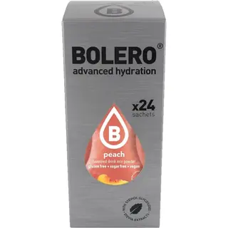 Bolero Classic Powder Sachet, 9 G, Peach, 24-Count