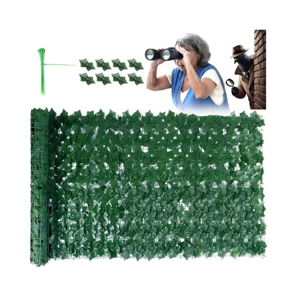 Home & Marker - Tuinafscheiding - Tuinscherm - Balkonscherm - Tuinscherm Uittrekbaar - Balkon Scherm - Tuin Scherm - 0.5 X 3m - Leafpanel thumbnail