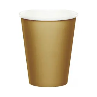 Witbaard Bekertjes Glittering Gold (24st)