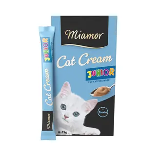 Miamor Cat Cream Junior-Cream - 6 X 15 G