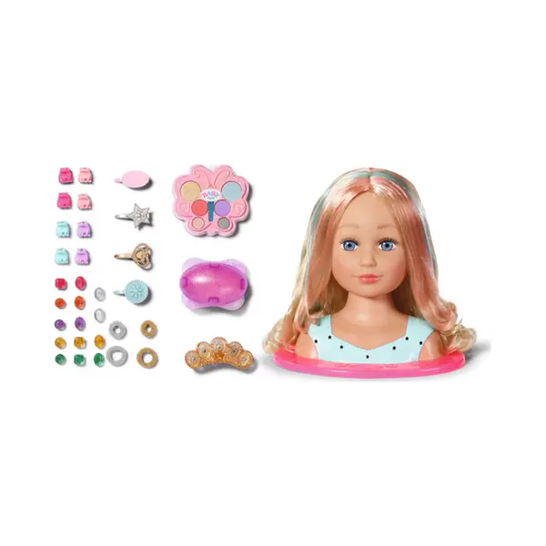 Zapf Baby born Sister Styling Head Princess Doll make-up & hair styling set thumbnail