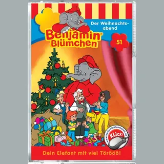 Benjamin Blümchen 051. Der Weihnachtsabend. Cassette