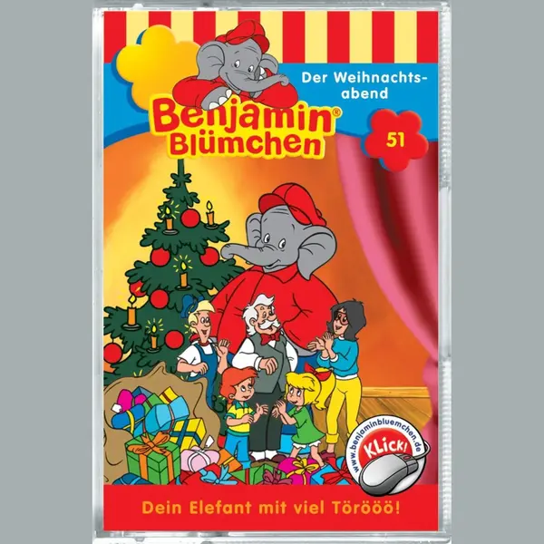 Benjamin Blümchen 051. Der Weihnachtsabend. Cassette thumbnail