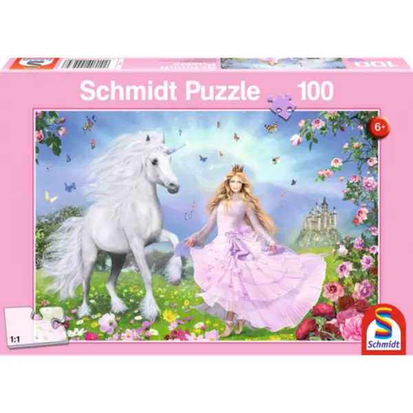 Schmidt Spiele Prinzessin der Einhörner Legpuzzel 100 stuk(s) Fee thumbnail