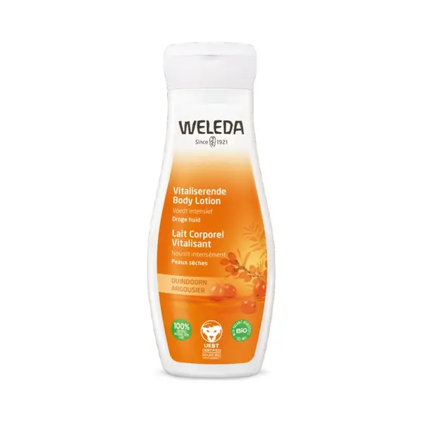 Weleda Duindoorn Vitaliserende Body Lotion - Grapefruit, Mandarijn & Sandelhout - Rijke, Voedende Lotion - Hydrateert Droge Huid Intensief 48 Uur Lang thumbnail