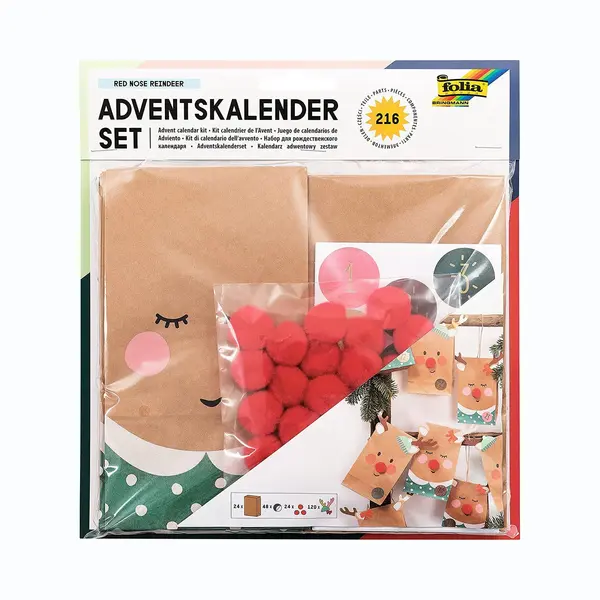 Folia Adventskalender Red Nose Reindeer thumbnail