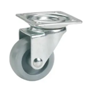 Dörner + Helmer 790140C meubelwieltje Grijs, Metallic 40 kg Kunststof 4,5 cm 1 stuk(s)
