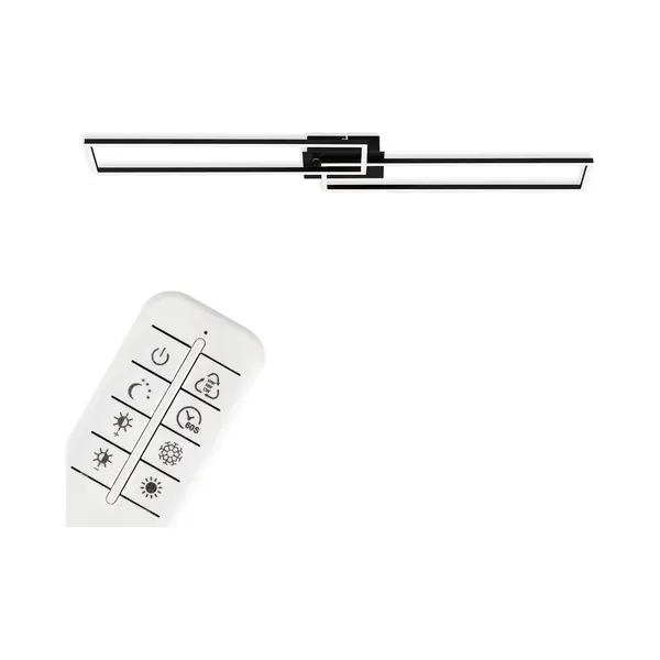 Briloner - Led Deckenlampe Mit Fernbedienung, Dimmbar, Einstellbar Von Warmweiß Bis Neutralweiß, Led Lampe, Deckenleuchte, Wohnzimmerlampe, thumbnail