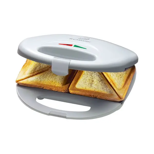 Bomann St 5016 Cb 4 wafel(s) 750 W Zilver thumbnail