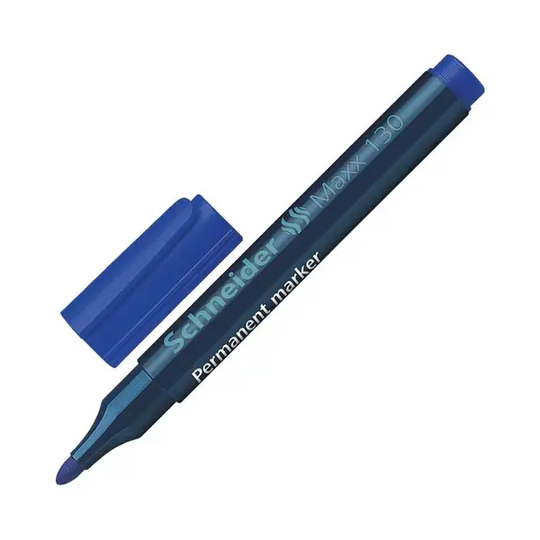 Schneider Schrijfwaren Schneider Permanent Marker - Maxx 130 - Ronde Punt - Blauw - S-113003 thumbnail