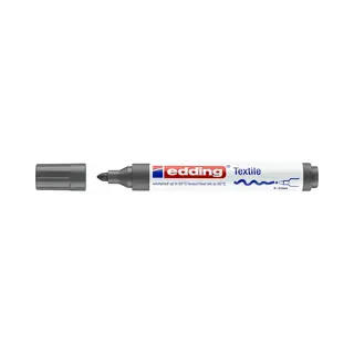 Edding 4500 Textilmarker grau, Rundspitze 2-3 mm