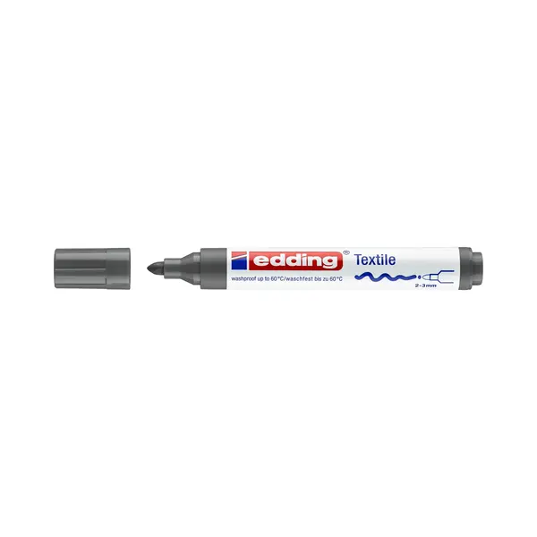 Edding 4500 permanente marker Kogelpunt Grijs 1 stuk(s) thumbnail