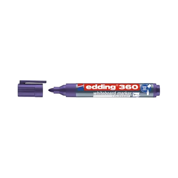 Edding 360 markeerstift 1 stuk(s) Ronde punt Violet thumbnail