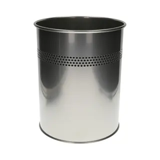 Durable Waste basket 15 l Rund Metall Metallisch