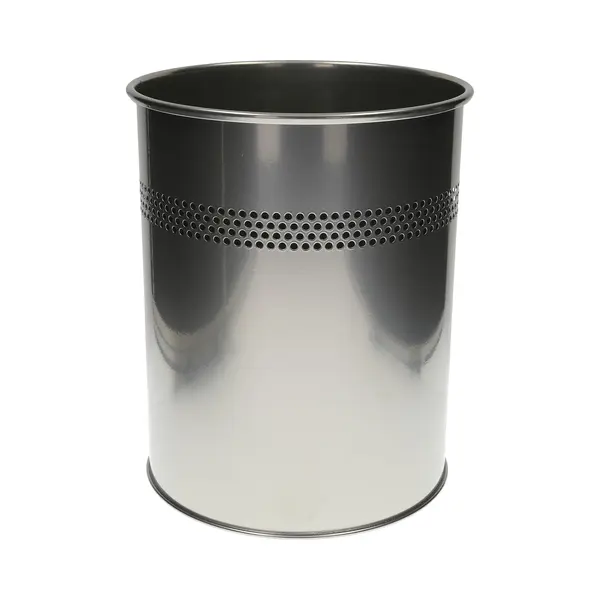 Durable Waste basket 15 l Rund Metall Metallisch thumbnail
