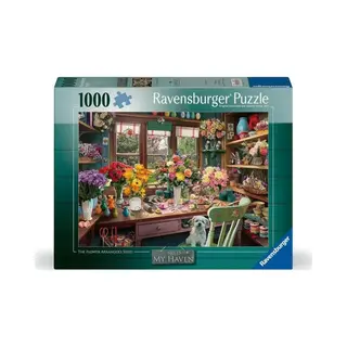 Ravensburger Flower Arranger's Shed 1000 Teile Puzzle Für Erwachsene