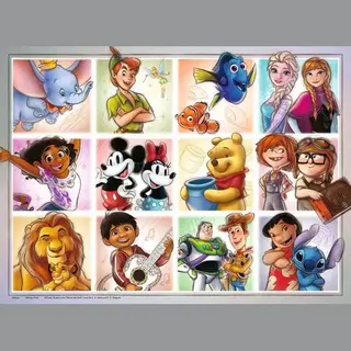 Ravensburger 12.004.118 puzzel Legpuzzel 100 stuk(s) Stripfiguren