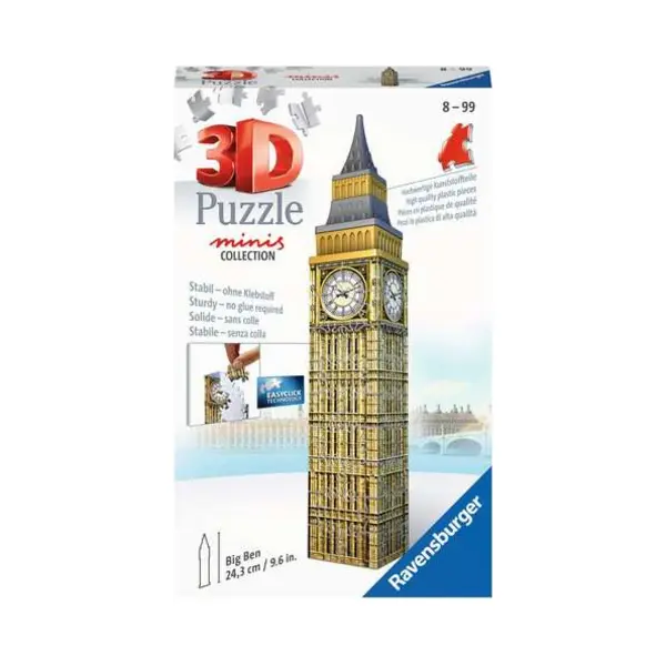 Ravensburger Mini Big Ben 3D Puzzle Gebäude thumbnail