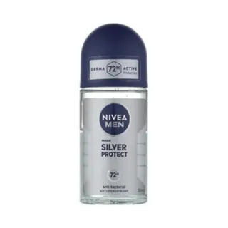 6x Nivea Men Deodorant Roller Silver Protect 50 Ml
