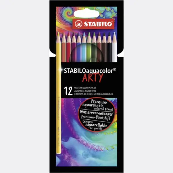 Stabilo aquacolor Arty Multicolour 12 pc(s) thumbnail
