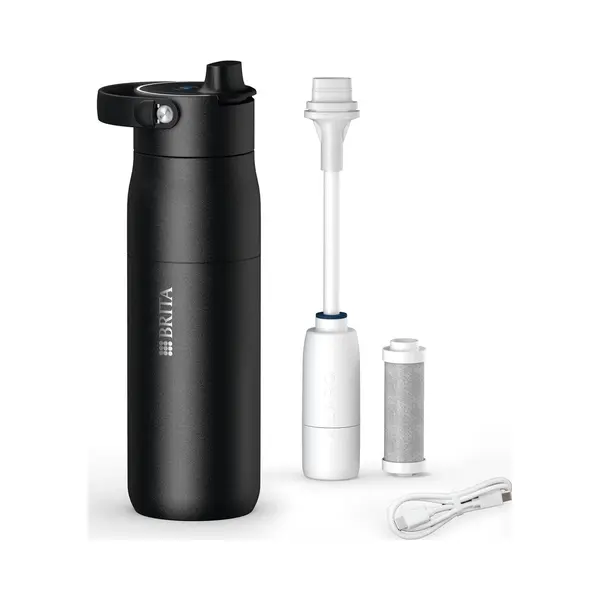 Brita Trinkflasche Brita Larq Iq Digitale Filter Trinkflasche (680 Ml), Inkl. Hydration Tracking (App), Aktivkohle Wasserfilter & Uv-C thumbnail