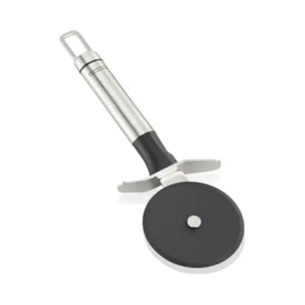 Leifheit Kochbesteck-Set Pizzaschneider Nylon, Edelstahlgriff, Spülmaschinengeeignet, Nylonrad, Aufhängeöse thumbnail