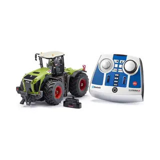 Siku Claas Xerion 5000 Trac Vc Tractor groen metaal/kunststof 1:32 op afstand bestuurbaar incl. bluetooth-controller besturing via app mogelijk
