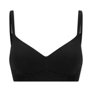 Schiesser Bh 'Unique Cotton' Zwart