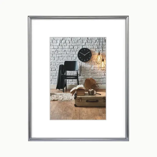 Hama Plastic Frame "Sevilla", Silver Matt, 13 x 18 cm thumbnail