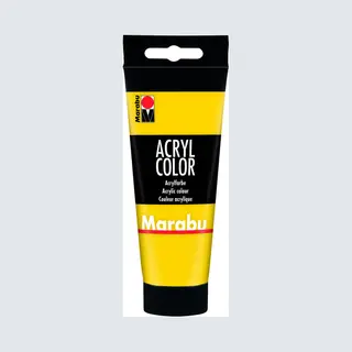 Marabu 12010050019 Acrylfarbe 100 ml Gelbe Tube