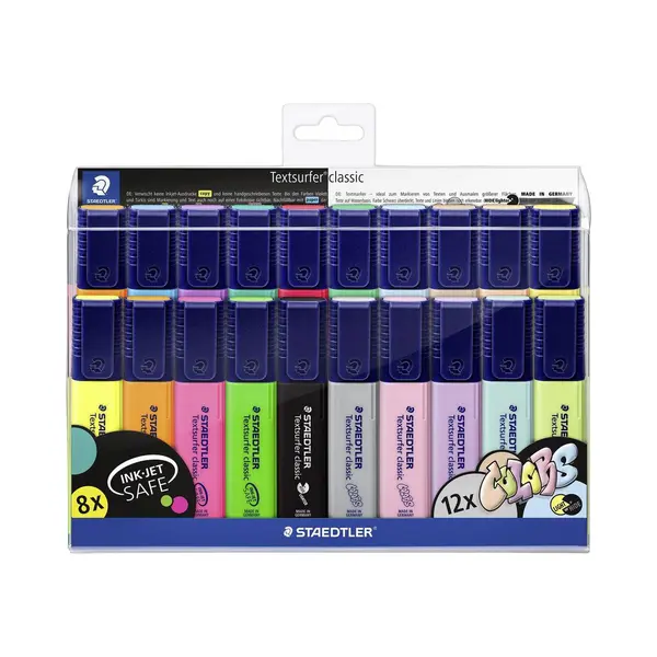 Staedtler 364 WP20 markeerstift 20 stuk(s) Gesorteerd Verschillende kleuren thumbnail