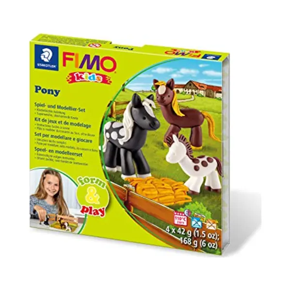 Staedtler Fimo 8034 08 Ly Töpferei-/ Modellier-Material Modellierton 42 g Mehrfarbig 4 Stück(e) thumbnail